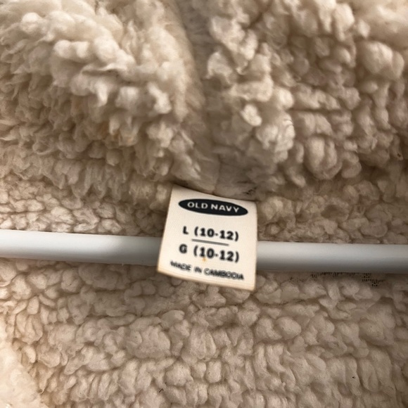 Old Navy Sherpa Lined Hooded Sweater - Picture 2 of 3